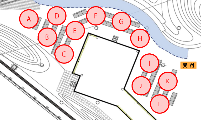 万博カマコン当日会場図